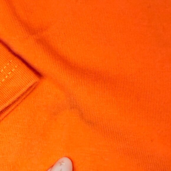 Vintage Vixen By Micheline Pitt - Pumpkin King 3/4 Sleeve Top in Orange M - Picture 2 of 6